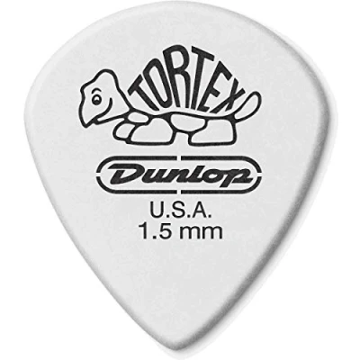 Afbeelding van Jim Dunlop 478P.73 Tortex Jazz III wit Set van 72 1.50mm
