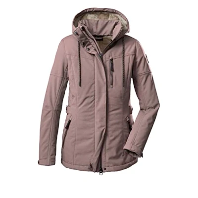 Afbeelding van G.I.G.A. DX dames Casual softshelljack met afritsbare capuchon GW 26 WMN SFTSHLL JCKT, malve, 48, 38545 000