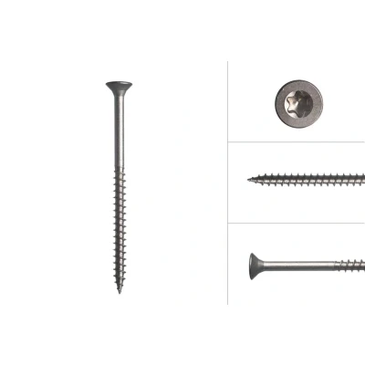 Afbeelding van Spaanplaatschroeven RVS A2 4 x 60 mm Torx 20 200 Stuks
