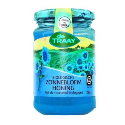Afbeelding van Traay Zonnebloem honing creme bio 350 g