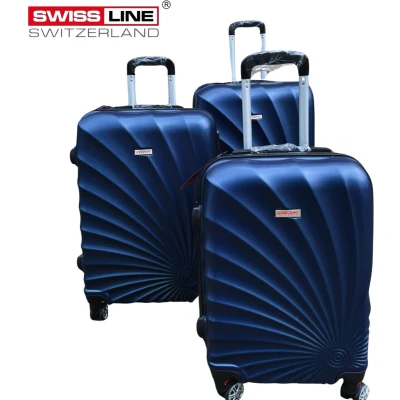 Afbeelding van Swiss Line Switzerland Kofferset 3 Delig Complete Reiskoffer set Navy Blue