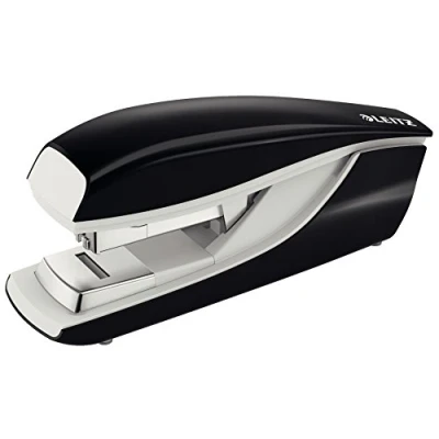 Afbeelding van Leitz NeXXt Sterke Metalen Flat Clinch Nietmachine, Capaciteit tot 40 Vellen, Direct Impact Technology, Als Tacker Te Gebruiken, Anti slip Onderkant, 6,5 x 4,2 15,7 Centimeter, Zwart, 55230095