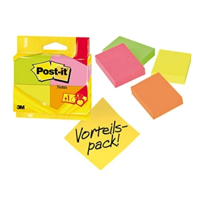 Afbeelding van Post it® Notes, neonkleuren, 1 blokje, 76 x 127 mm