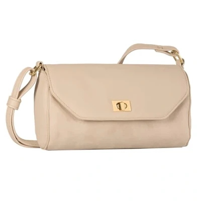 Afbeelding van TOM TAILOR Schoudertas Taya Flap Bag Top Zip Beige