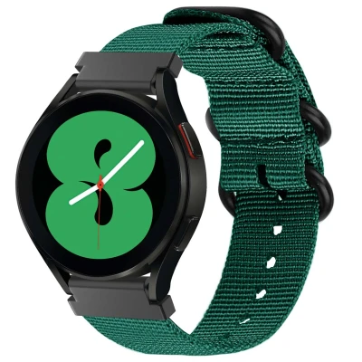 Afbeelding van Nylon bandje Universeel 20 mm aansluiting Donkergroen iMoshion Textiel