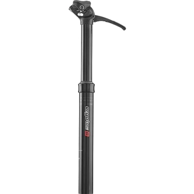 Afbeelding van ergotec x Tas y XtasY Humpert UP &amp; Down Post Zadelpen 31,6 400 mm, in hoogte verstelbare telescopische zadelpen, zwart/rood, één maat, 59440