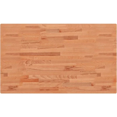 Afbeelding van Wastafelblad 100x60x1,5 cm massief beukenhout