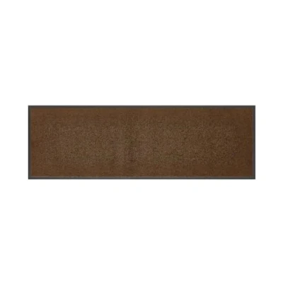 Afbeelding van andiamo deurmat Verdi vuilvangmat voor de ingang van het huis ideaal als binnen of in overdekte buitenruimte voetveger voordeur 60 x 180 cm bruin 2
