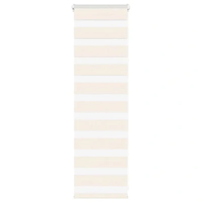 Afbeelding van vidaXL Zebra rolgordijn 40x100 cm stofbreedte 35,9 marmerbeige