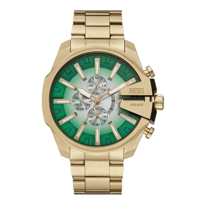 Afbeelding van Diesel MEGA CHIEF SLIM Heren Horloge 48 mm Goudkleurig