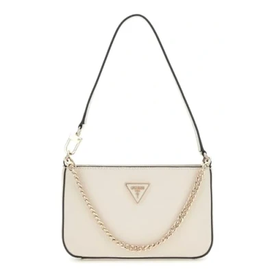 Afbeelding van GUESS Schoudertas Noelle II Mini Top Zip Shoulder Bag Bone Beige