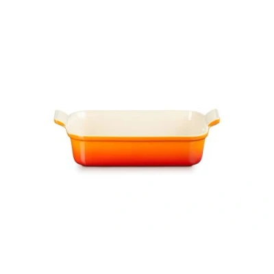 Afbeelding van Ovenschaal Le Creuset Rechthoek Oranjerood 26 x 19 cm