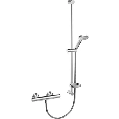 Afbeelding van HANSAUNITA renovatieset, met HANSAVIVA glijstang 900mm, 3 standen
