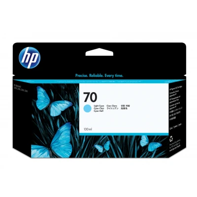 Afbeelding van HP 70 (C9390A) Inktcartridge Licht cyaan