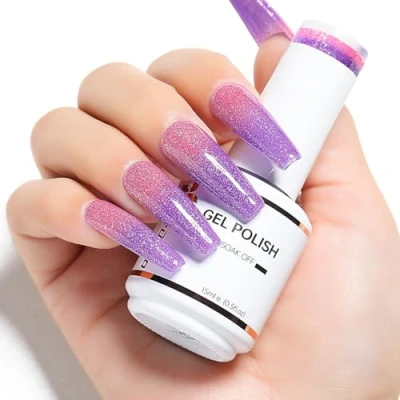 Afbeelding van Nicedeco Temperatuur Verandering Gel Nagellak Semi permanent 15ML Color Changing Nail Polish UV LED Soak Off Gellak Art DIY Salon Manicure Holiday Gift 06