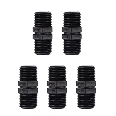 Afbeelding van FOGWOWO 5 stuks 1/2 inch x BSP buitendraad slangaansluiting koppelingen connector dezelfde adapter irrigatie slangconnector voor tuinslangsystemen