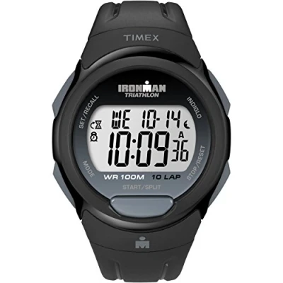 Afbeelding van Timex Ironman herenhorloge 39mm digitaal zwart met kunststof band T5K608