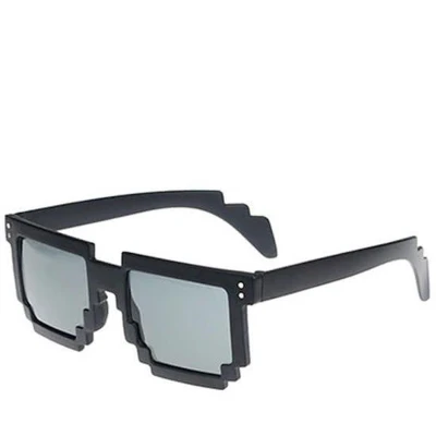 Afbeelding van Bit Pixel / Deal With It Thug life Zonnebril Unisex Zwart