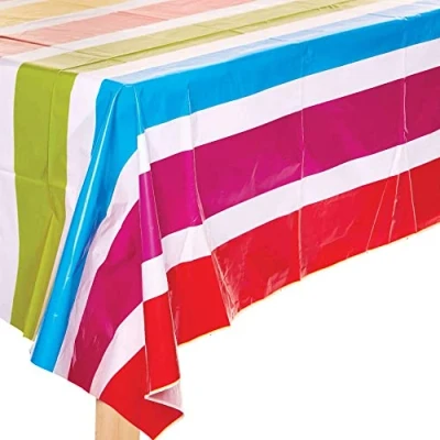 Afbeelding van Baker Ross FC997 Regenboog Feest tafelbedekking Pak van 1 deksel, kinderen partij decoraties en verjaardag tafelgerei, Tafelhoes