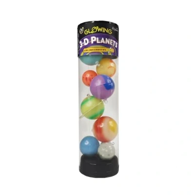 Afbeelding van 3 D Planets in a Tube Glow the Dark