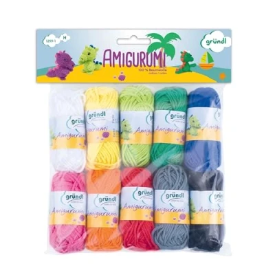 Afbeelding van 1299 1 Amigurumi Set I 10x10 gram minibollen