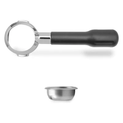 Afbeelding van Lelit PLA570S Filterhouder 57mm bottomless met zwart handvat