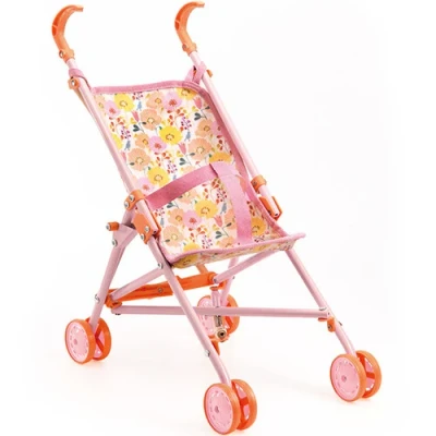 Afbeelding van Djeco poppenbuggy pomea bloemen