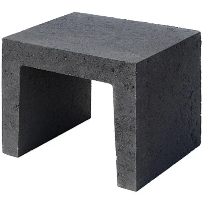 Afbeelding van Kijlstra U element 40x40x50 Cm Zwart elementen brengen creativiteit in uw tuin
