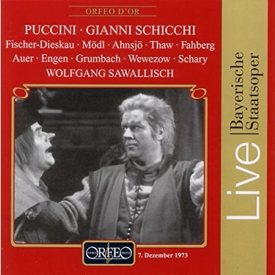 Afbeelding van Dietrich Fischer Dieskau Gianni Schicchilive Recording 1973 (CD)