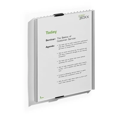 Afbeelding van Durable 480623 Info Sign A4 (deurbord, 210 x 297 mm) metaal zilver