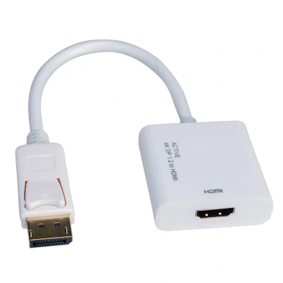 Afbeelding van ROLINE 4K DisplayPort/HDMI Adapter, v1.2, DP Male HDMI Female, Actief