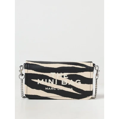 Afbeelding van Marc Jacobs dames The Snapshot crossbodytas van leer met zebraprint