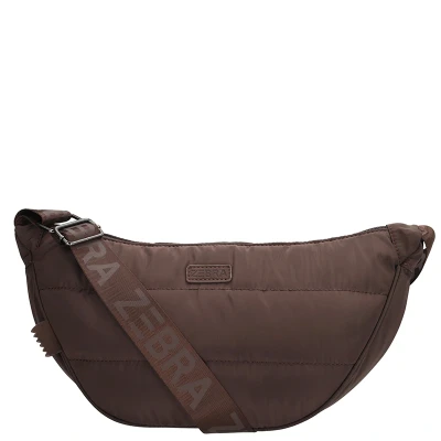 Afbeelding van Zebra Trends Elske Crossbodytas Schoudertas Puffy Lichtgewicht Gewatteerd Donkerbruin