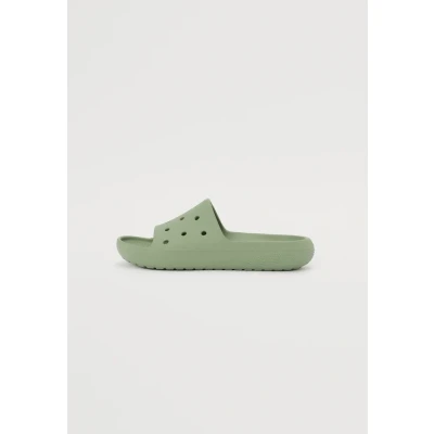 Afbeelding van Crocs Unisex Adult Classic Slides 2.0, voor dames en heren, Mos, 11 UK