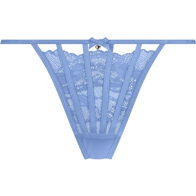 Afbeelding van Hunkemöller String Maxime Blauw XL