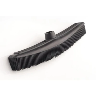 Afbeelding van Fripac Medis Kappers rubber bezem maat 30 x 5 cm zwart