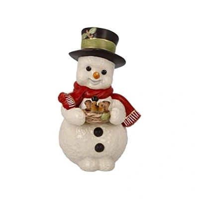 Afbeelding van Goebel Sneeuwpop Weihnachtsfigur Zwitscherndes Vogelpaar, Höhe ca. 12 cm (1 stuk)