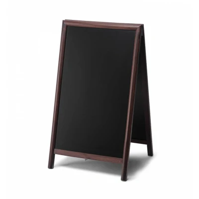 Afbeelding van Krijtstoepbord 68x120 Donkerbruin