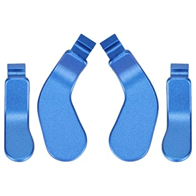 Afbeelding van Controller Paddles, 4 Pcs Blue Metal Rvs Paddles Haar Trigger Locks Vervangende Onderdelen voor One Elite Series 2