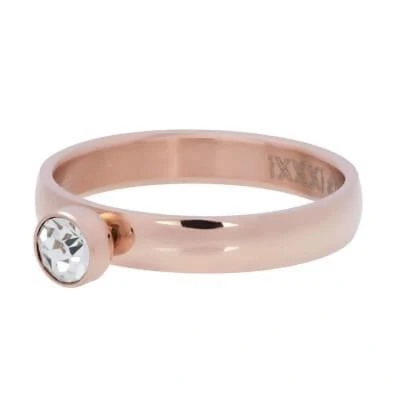Afbeelding van iXXXi Vulring Zirconia 1 Stone Crystal Rosé Maat 15