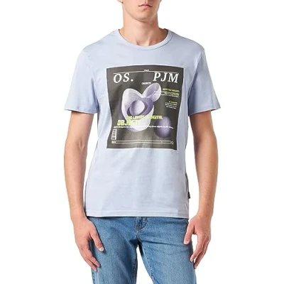 Afbeelding van ONLY &amp; SONS Mannelijk T shirt Normaal gesneden Ronde Hals Shirt, Eventide., XS