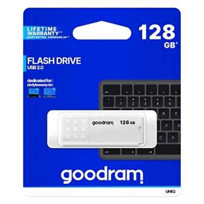 Afbeelding van Goodram UME2 USB flash drive 128 GB Type A 2.0 Wit