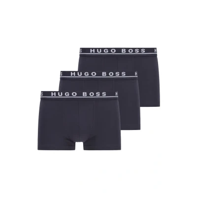 Afbeelding van BOSS Trunk 3 PACK Onderbroeken, Heren, Maat: Large, Open blue