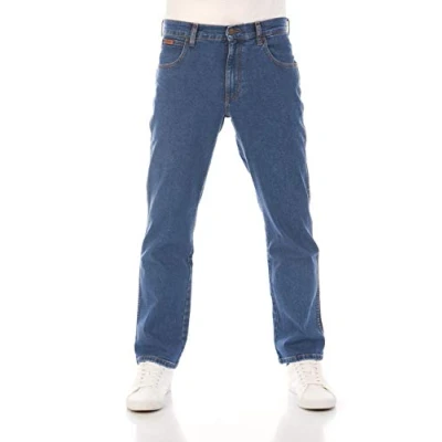 Afbeelding van Wrangler Texas Stretch Straight leg jeans, Heren, Maat: 32x32, Blue tomorrow