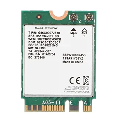 Afbeelding van Bluetooth 4.2 WiFi kaart NGFF / M2 2.4G 5G draadloze netwerkkaart voor Intel 8265867M 802.11AC Lenovo