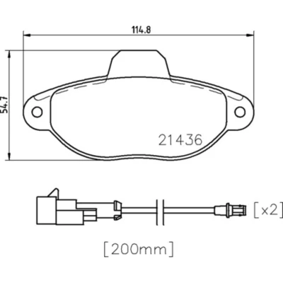 Afbeelding van Brembo Remblokset P 24 147