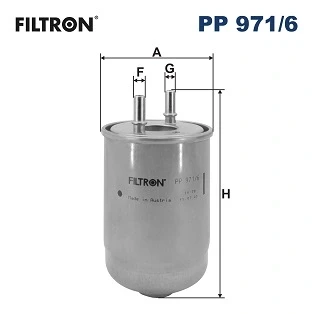 Afbeelding van Filtron Brandstoffilter PP 971/6