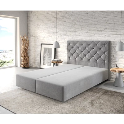 Afbeelding van Boxspring frame Dream Great microvezel grijs 140x200
