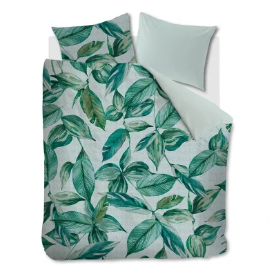 Afbeelding van Dekbedovertrek Ambiante Isabel Groen Flanel 200 x / 220 cm 2 Persoons