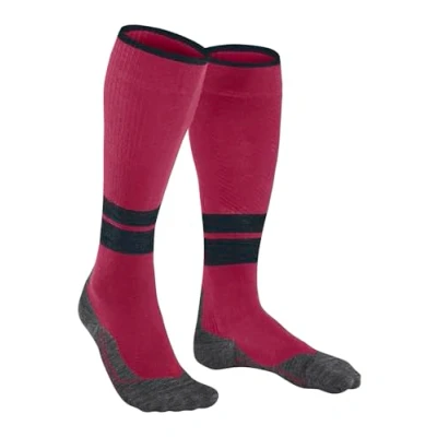 Afbeelding van FALKE TK Compression Energy Wandelen compressie anti zweet functioneel garen wol sportsokken dames rood Maat 39 42 W2